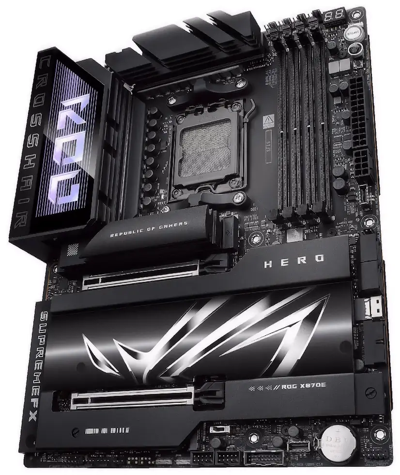 Fuente del Fresno  PC - Montaje Placa Base ASUS ROG CROSSHAIR X870E DARK HERO Fuente del Fresno 