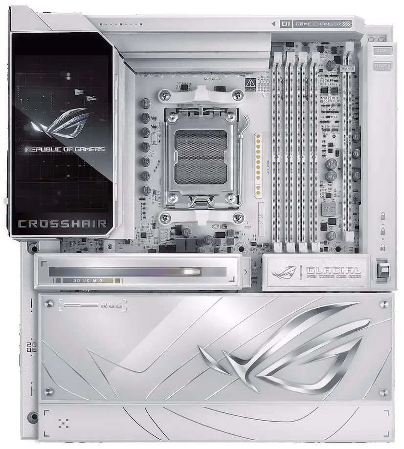 Fuente del Fresno  PC - Montaje Placa Base ASUS ROG CROSSHAIR X870E GLACIAL Fuente del Fresno 