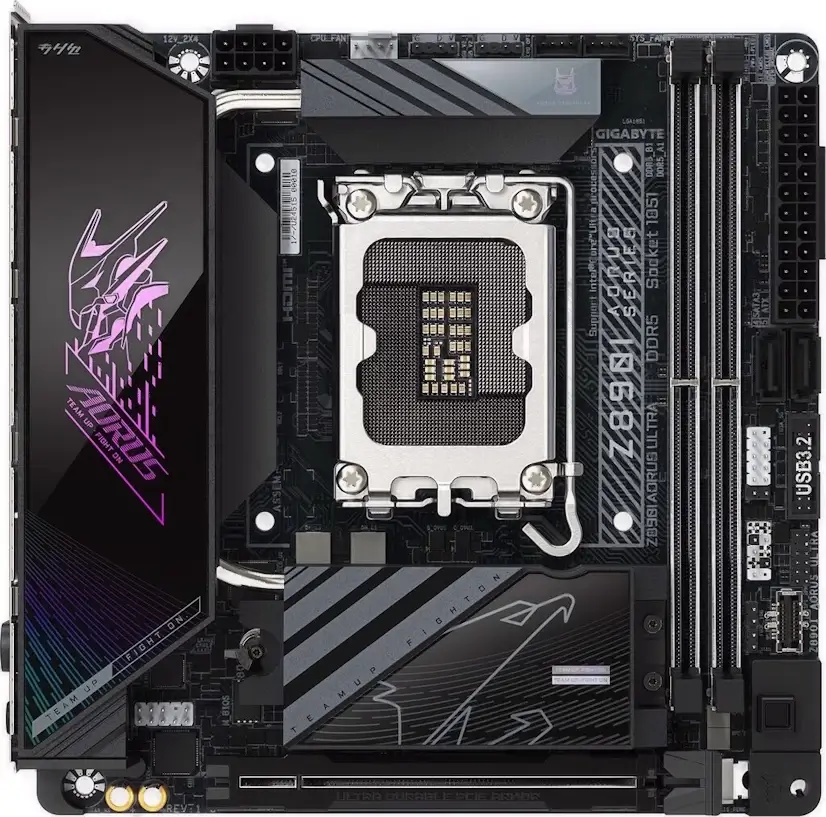 Montaje Placa Base Gigabyte Z890I AORUS ULTRA Gaming PC Fuente del Fresno 